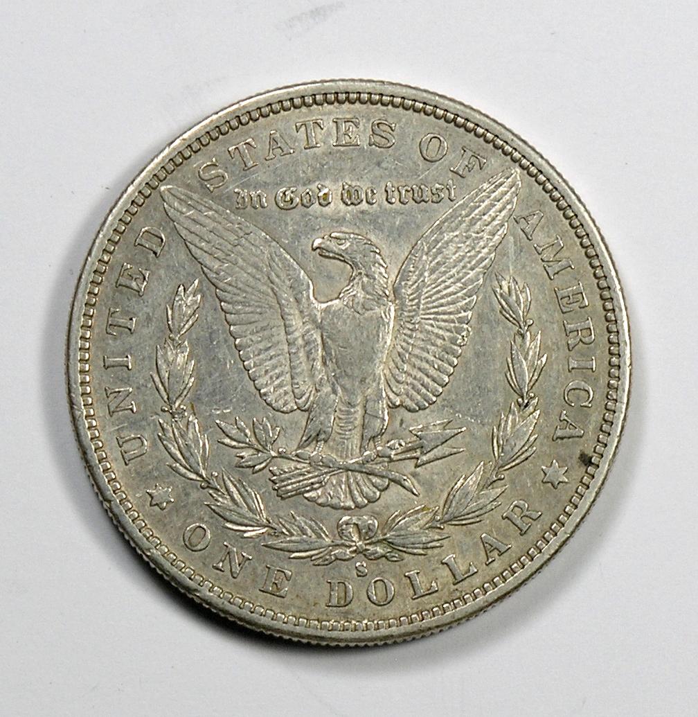 1887-S Morgan Silver Dollar XF/AU Condition