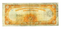 1922 $10 United States Large "Gold Coin Certificate"