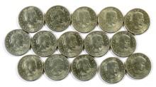 (15) 1979 Susan B Anthony 1 Dollar Coins