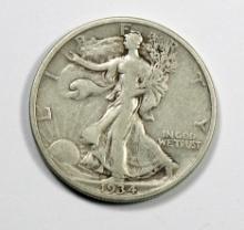 1934-D Walking Liberty Silver Half Dollar(Small D Variety)
