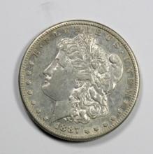 1887-S Morgan Silver Dollar XF/AU Condition