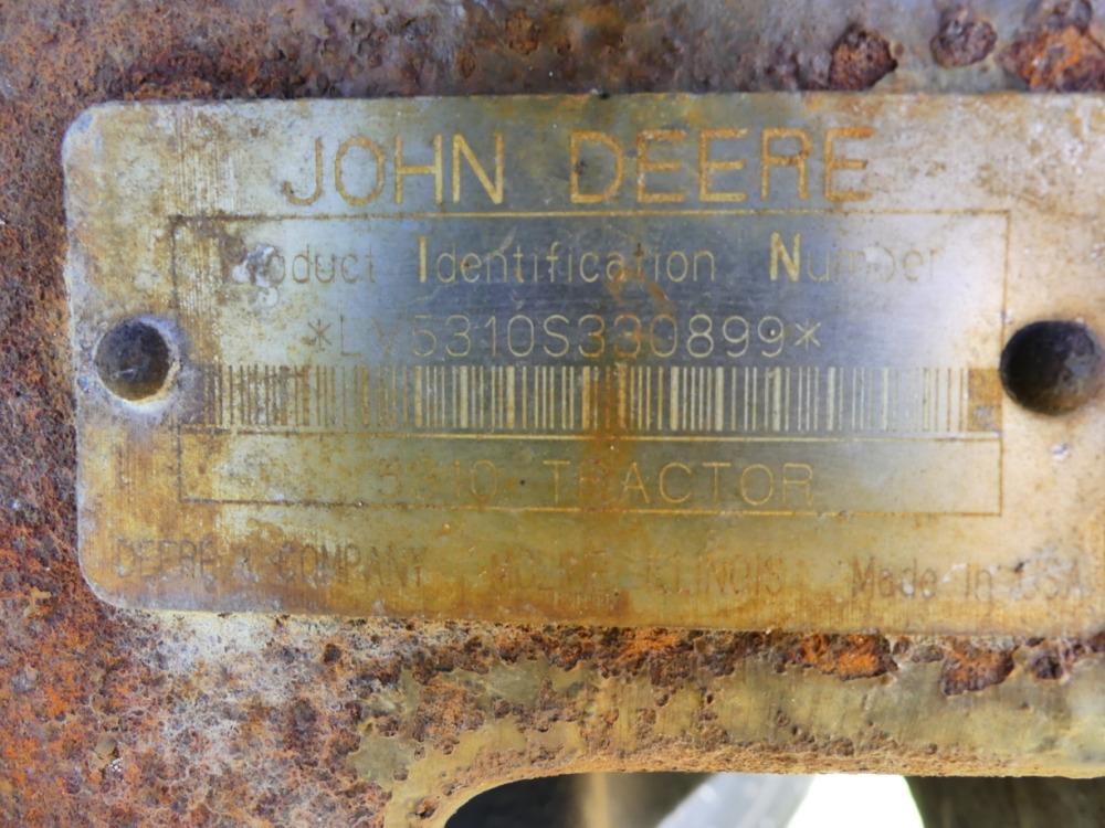 2000 John Deere 5310
