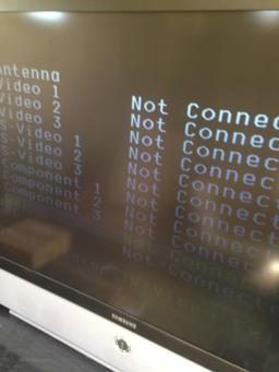 Samsung 70" flatscreen HLN-617w HDTV tested works.