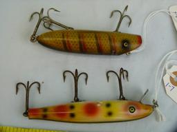 2 Fishing lures: Pflueger & South Bend, 2x$