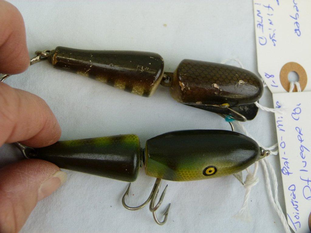 2 Fishing lures: Pflueger jointed Pal-O-Mine, 2x$