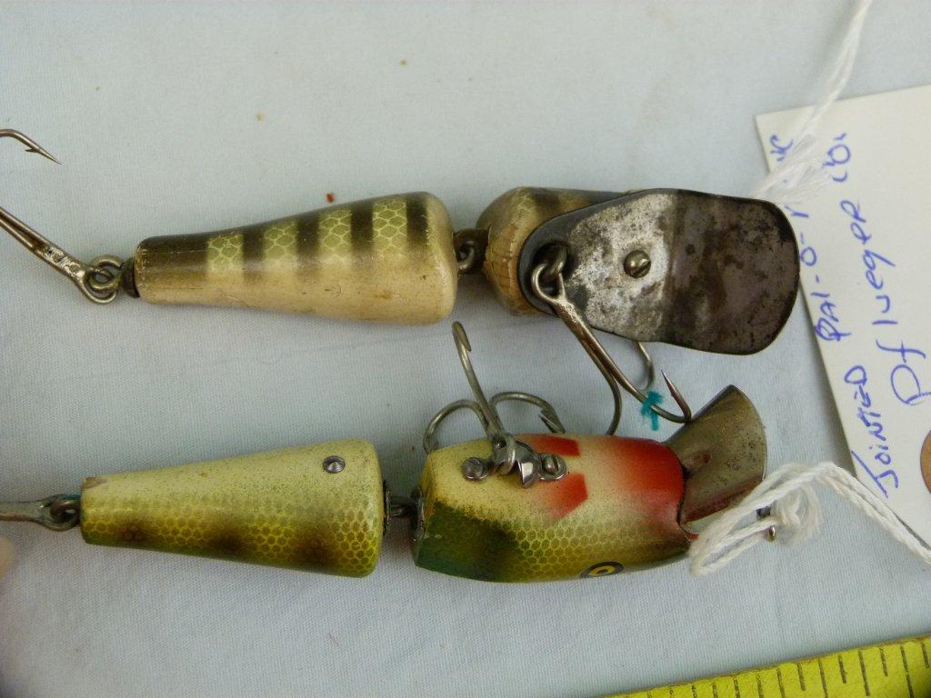 2 Fishing lures: Pflueger jointed Pal-O-Mine, 2x$