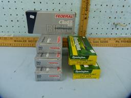 Ammo: 6 boxes/20 Federal & Rem .243 Win, 100 gr, 6x$