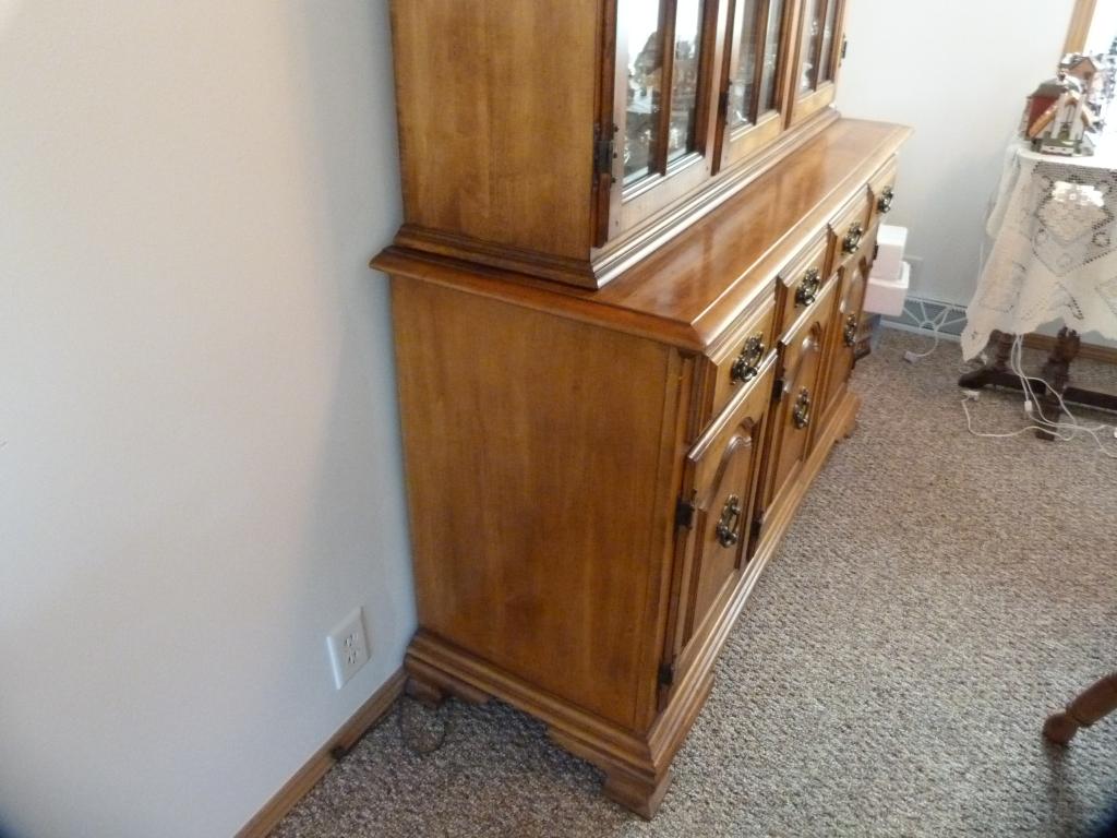 Keller two piece hutch   DOES NOT INCLUDE CONTENTS