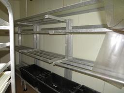ALUMINUM COOLER SHELVING - SOLD BY THE OPENING