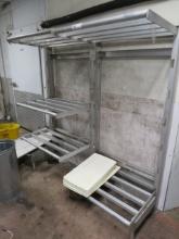 ALUMINUM COOLER SHELVING - SOLD BY THE OPENING
