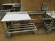6FT S/STEEL TABLE FRAME - NO POLY