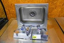 STAINLESS STEEL 17IN. HAND SINK
