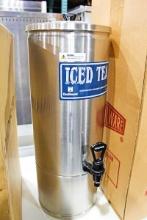 NEW CECILWARE 5-GALLON STAINLESS STEEL ICED TEA DISPENSER