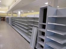 MADIX GONDOLA SHELVING 72IN TALL 22/22 - 64FT W/4FT END CAP - SOLD BY THE FOOT