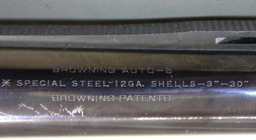 Browning A-5, 12 Gauge Shotgun Barrell