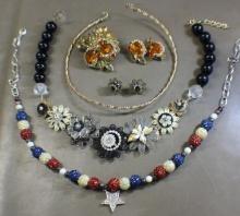 Sparkly Artist-Made Costume Jewelry Collection