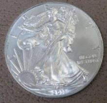 2011 US Walking Liberty American Eagle Silver Ounce Coin