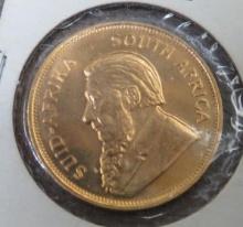 1980 One Ounce Gold Krugerrand Coin