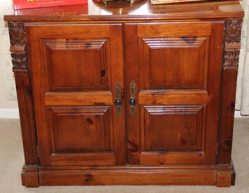 Beautiful Wood Door Cabinet