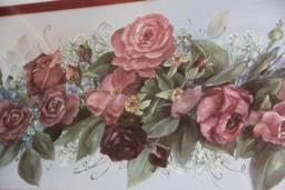 Framed Rose Print Artwork by Glynda Turley