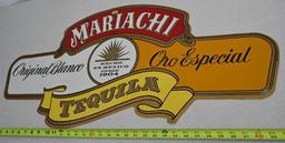 Mariachi Tequila Metal Sign