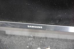 28" Samsung TV with Metal and Glass TV Stand