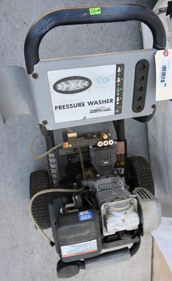 Pressure Washer with Honda GC 190 Engine