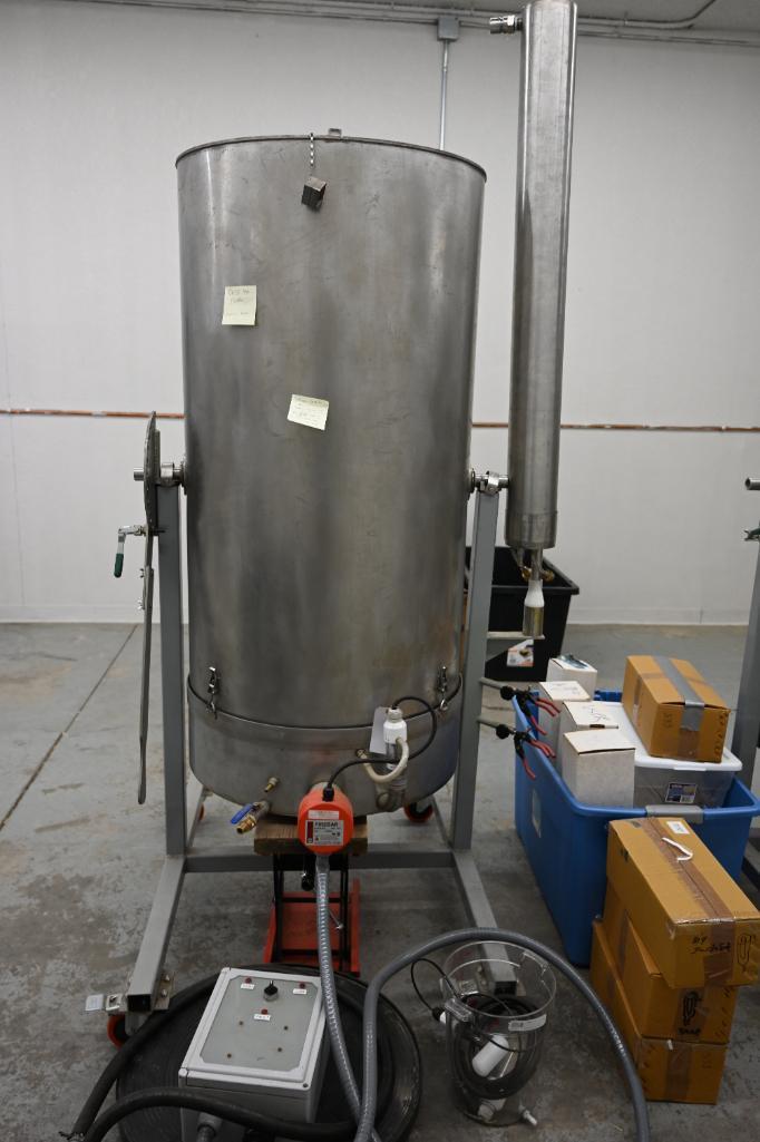 Two 100 Gallon EOSS Steam Distillers for Botanical Extraction!