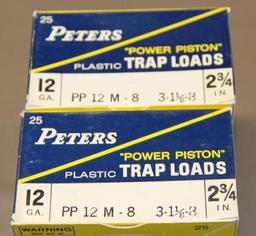50 Cartridges Peters 12 Gauge Trap Loads