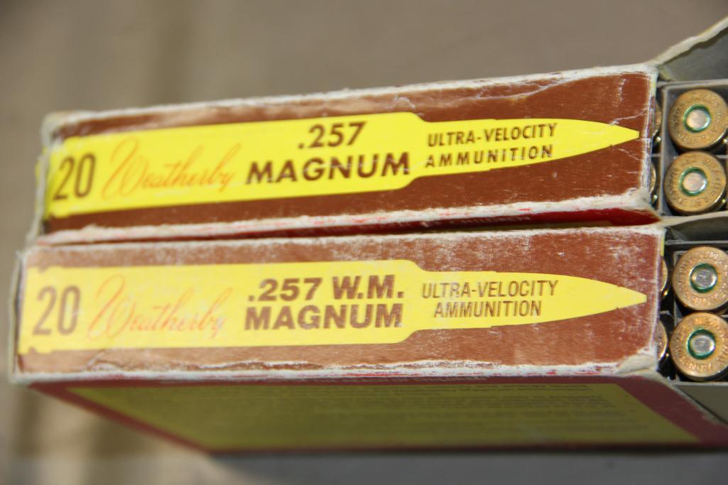 40 Rounds Weatherby 257 Magnum Ammunition