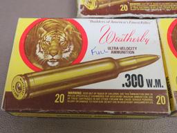 300 Weatherby Magnum Ammunition and Brass
