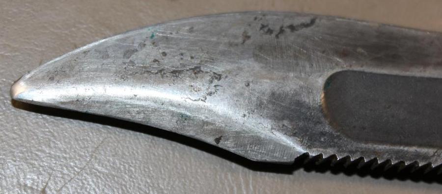 1960-62 Era Camillus Pilot's Knife in Sheath with Stone