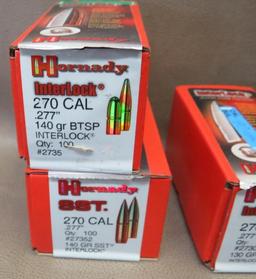 270 Cal Bullets for Reloading