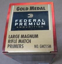 Federal Premium Gold Medal Match GM215M Magnum Rifle Primers NO SHIPPING