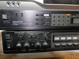 Kenwood Stereo with Two VHS DVD Players