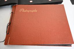 Three Stamp & Post Card Albums