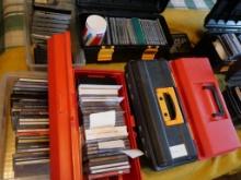 CD Collection with Storage Boxes