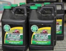 Six 1.5 Qt. (48 oz.) Bottles of G-Oil 10W-30 Synthetic Biodegradable Oil