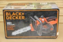 Black and Decker 20V 10" Chainsaw