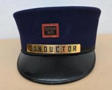 Vintage Burlington Route Train Conductor Hat