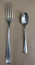 Vintage German Marked Fork & Spoon