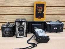 Five Kodak Cameras